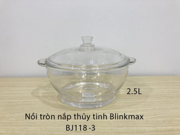 Nồi bầu nắp thủy tinh Blinkmax 2,5L